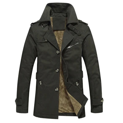 Elegante trench imbottito