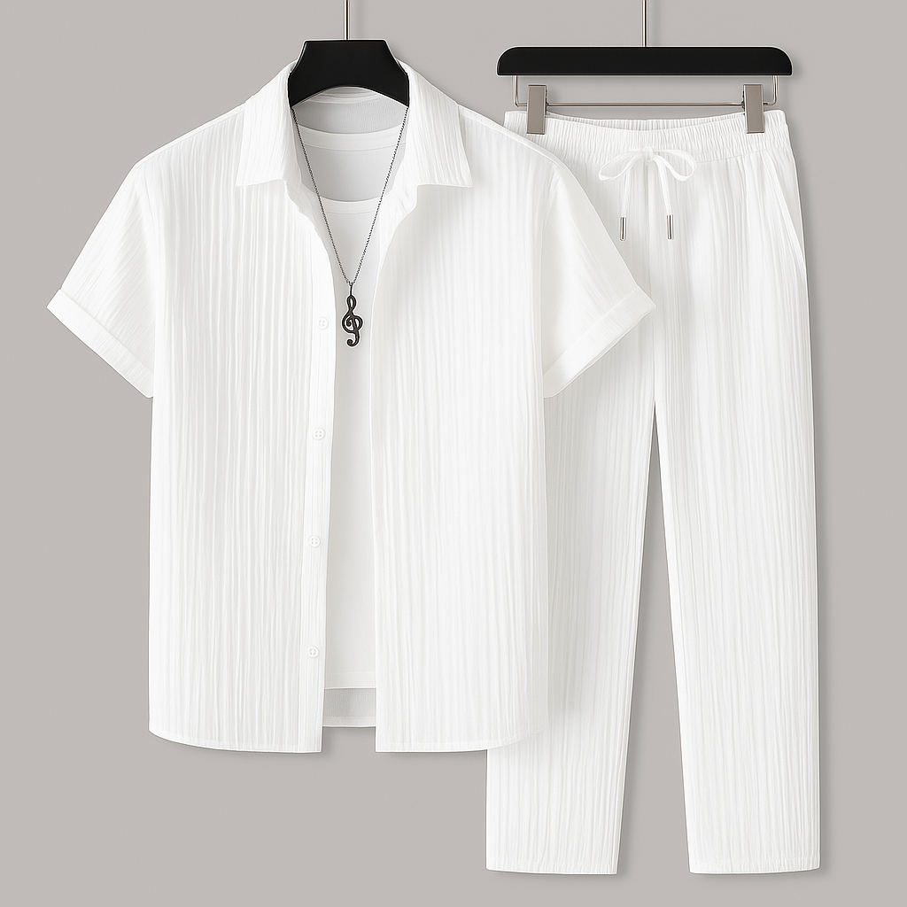 Elegante set di lino