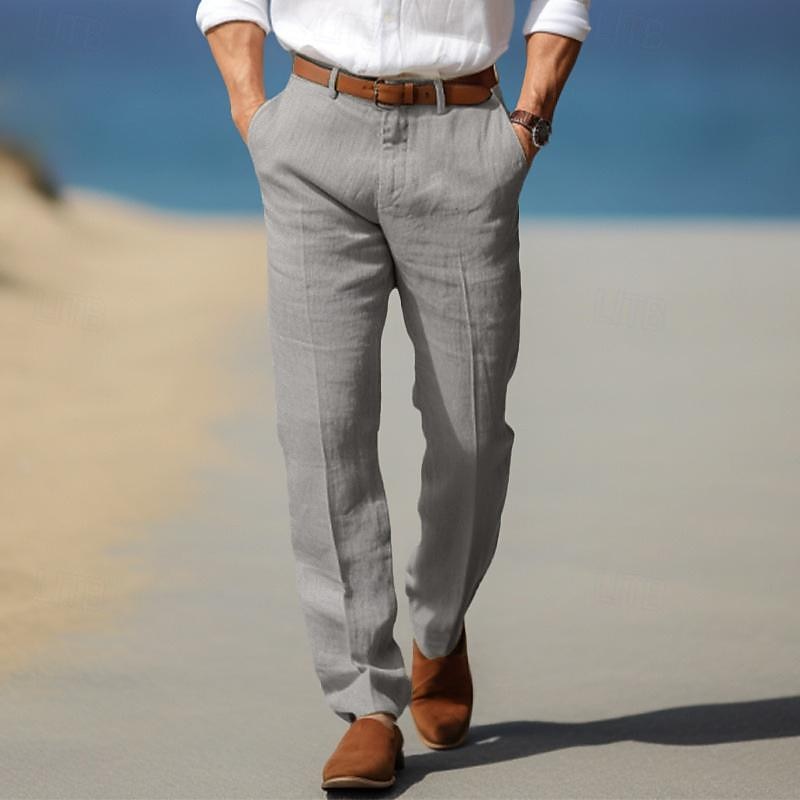 Pantaloni di lino eleganti