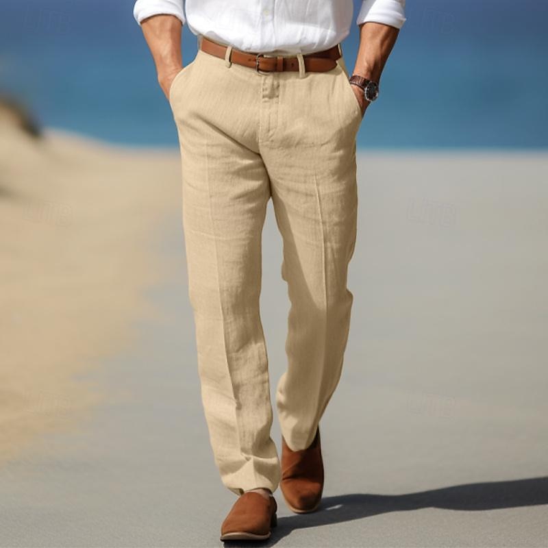 Pantaloni di lino eleganti